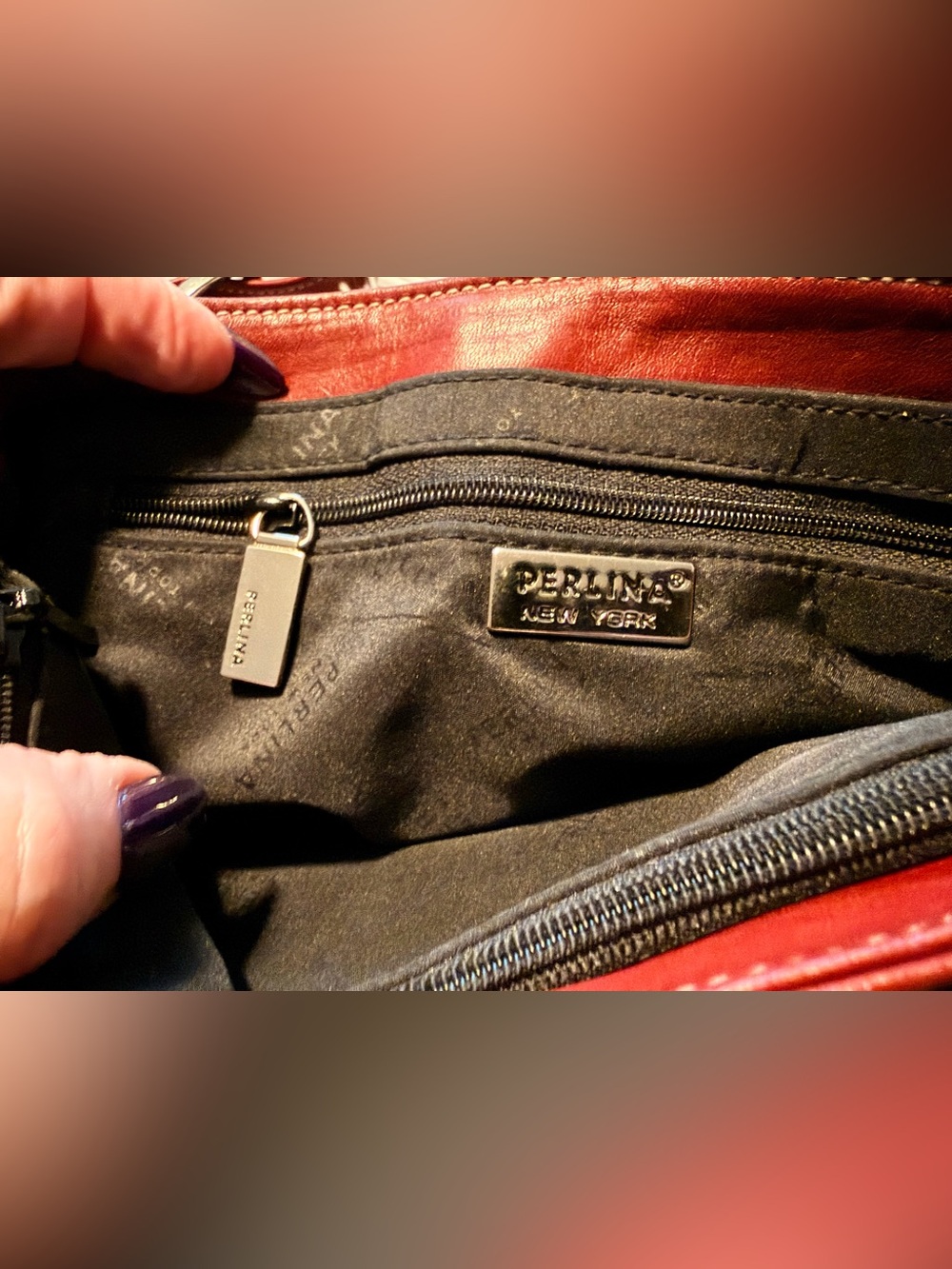 Vintage Perlina New York Shoulder Bag - Picture 3 of 16
